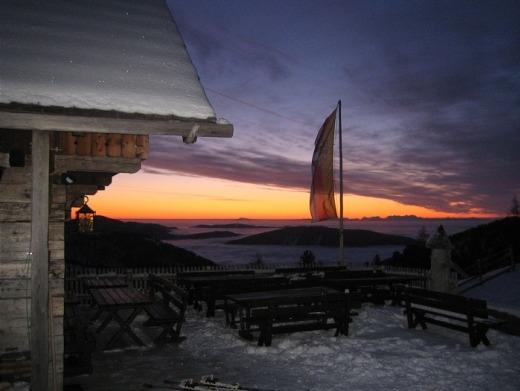 Zirbenhütte Panoramablick