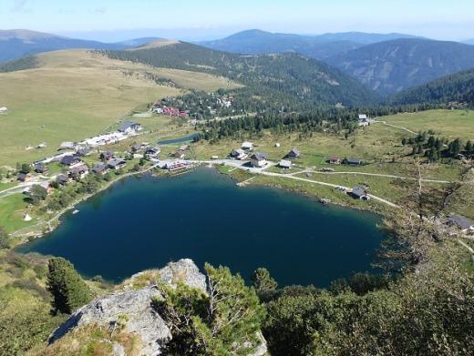 Falkertsee von oben