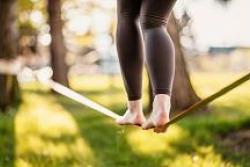 Slackline, Gleichgewichts- & Koodinationstraining