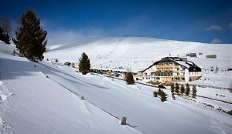 In the middle of the beautiful winter