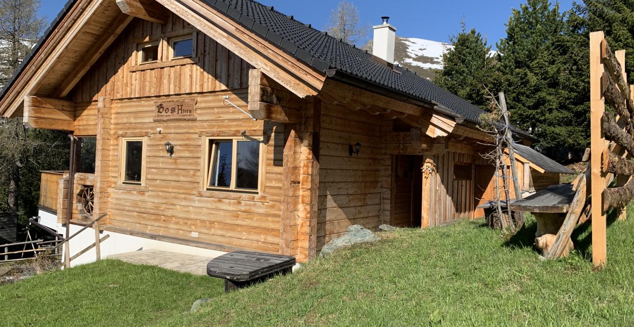 Bogihütte außen Bogihütte außen
