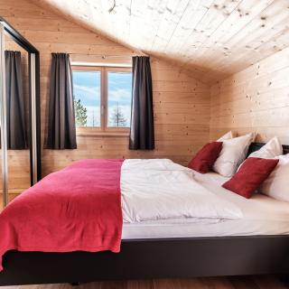 Heidi-Chalet-Falkert-Heidialm-Bergwinter-Schlafen-Doppelbett