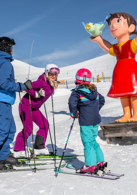 Skifahren_Falkert_Heidi-Alm Skipark_Familie_Nockberge_Winter © Christoph Rossmann_MBN Tourismus (18)