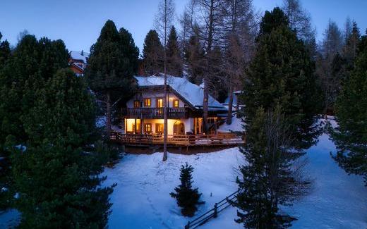 Wellness Hütte Winter